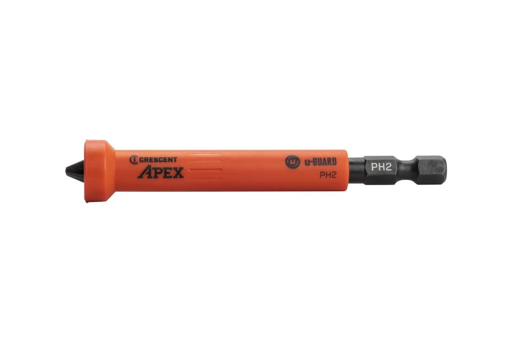 

Crescent APEX #2 Phillips u-GUARD Covered Impact Power Bit with Ring Magnet - 2 Pack