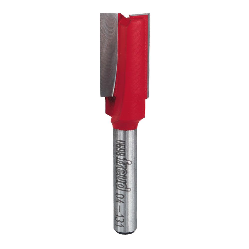 Freud 1/2 In. (Dia.) Double Flute Straight Bit with 1/4 In. Shank