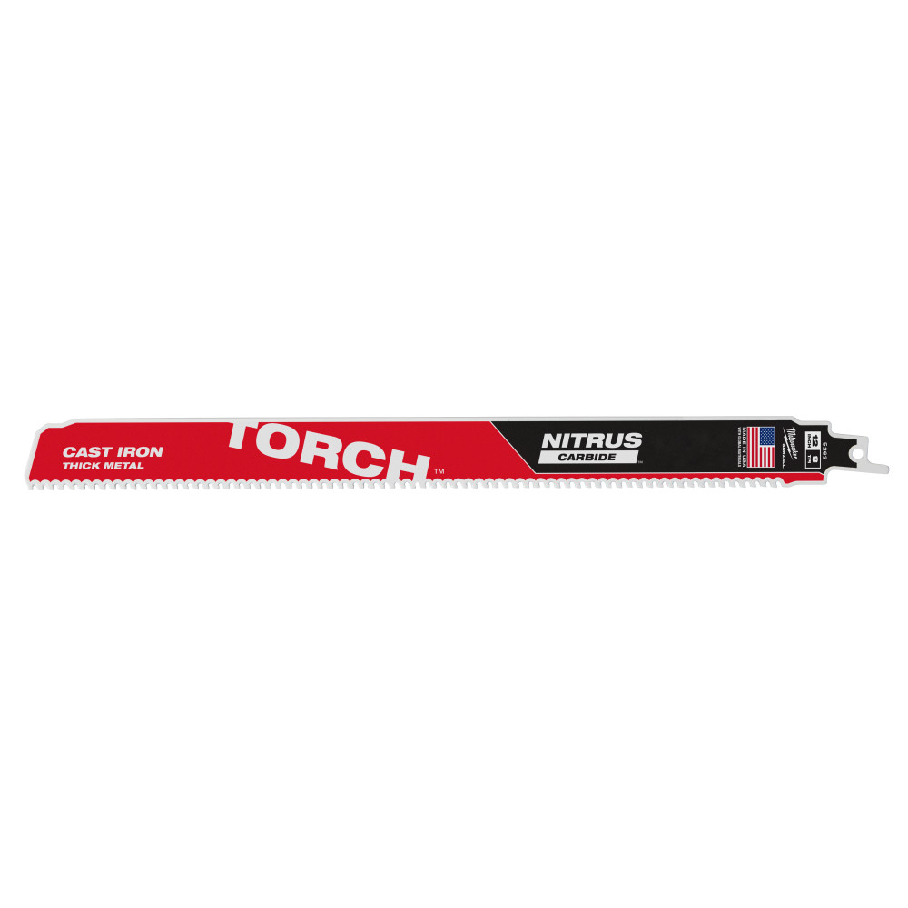 Milwaukee 12inch 7TPI The TORCH for CAST IRON with NITRUS CARBIDE 1PK