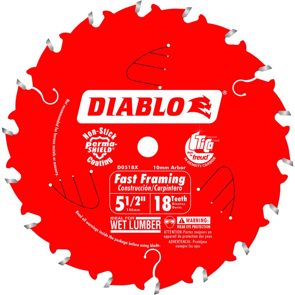 Diablo Tools Fast Framing Trim Saw Blade D0518X from Diablo Tools