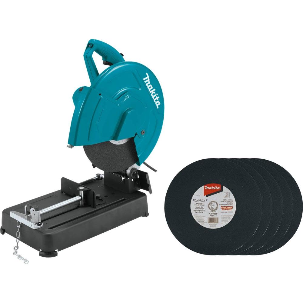 

Makita 14 In. Cut-Off Saw with 5 Ea. Cut-Off Wheels