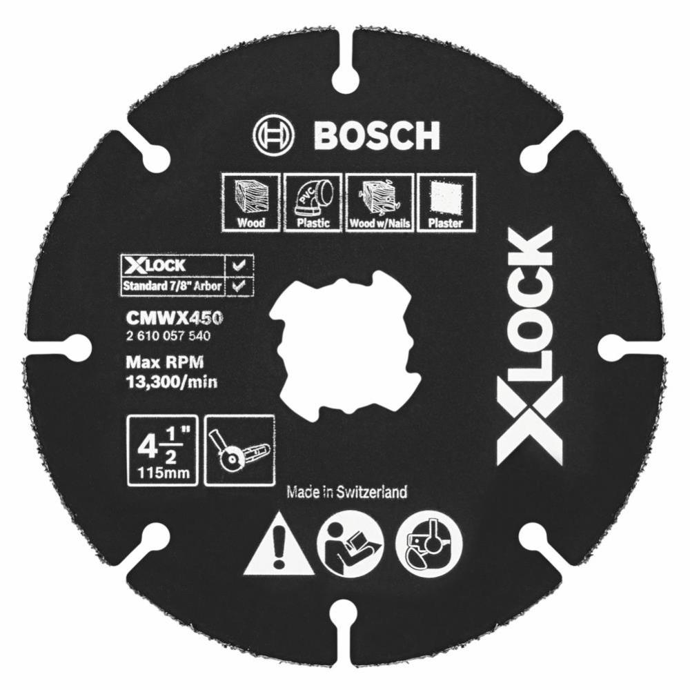 

Bosch X LOCK Carbide Multi Wheel 4 1/2"