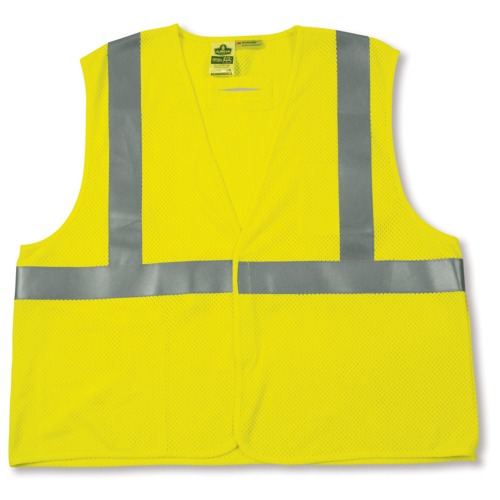 

Ergodyne GloWear 8260FRHL Lime Class 2 FR Modacrylic Vest - 2XL/3XL