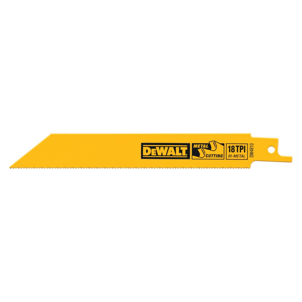DeWalt DW4851 6" X 6 TPI Plaster Cutting Bi-Metal Reciprocating Saw