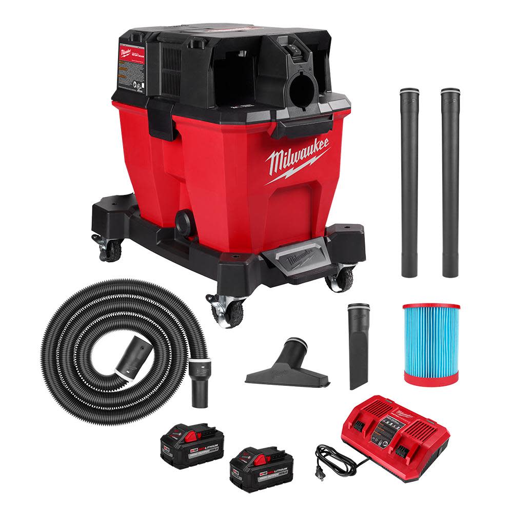 Milwaukee M18 FUEL Vacuum Kit 9 Gallon 36V Wet/Dry