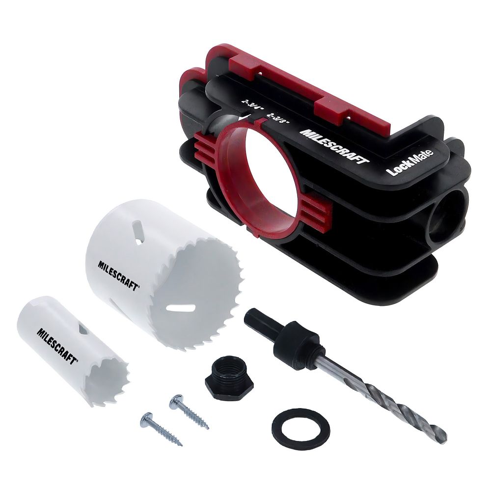 Milescraft LockMate DIY Lock & Knob Installation Jig 1337 - Acme Tools