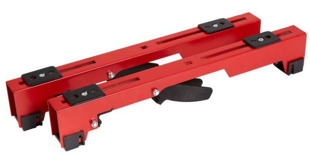 Miter saw mounting outlet brackets