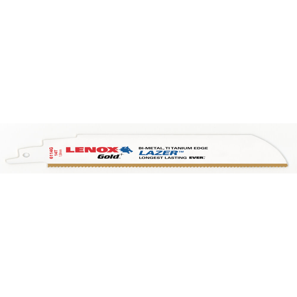 

Lenox 6 In. 14TPI LAZAR Reciprocating