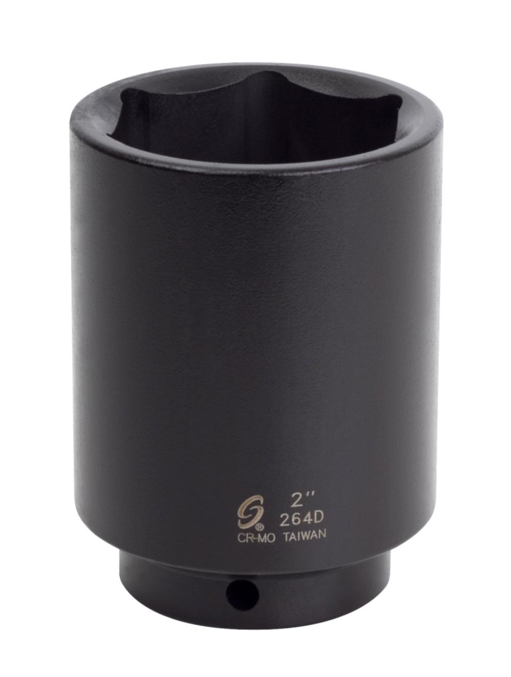 Sunex 1/2 Inch Drive 2 Inch Deep Impact Socket 264D - Acme Tools