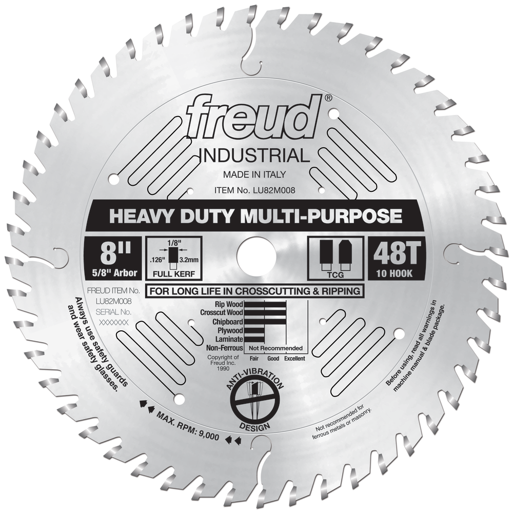 

Freud 8" Heavy Duty Multi-Purpose Blade
