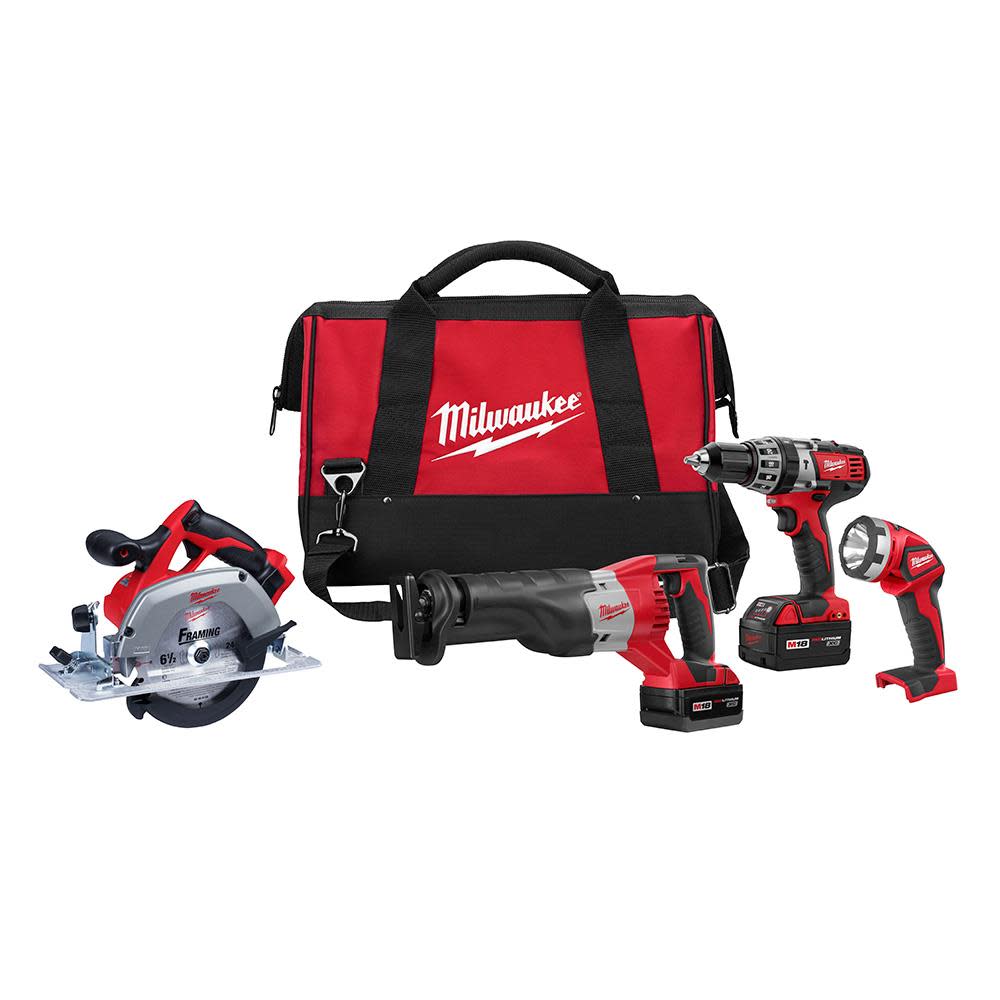 

M18™ Cordless Lithium-Ion 4-Tool Combo Kit