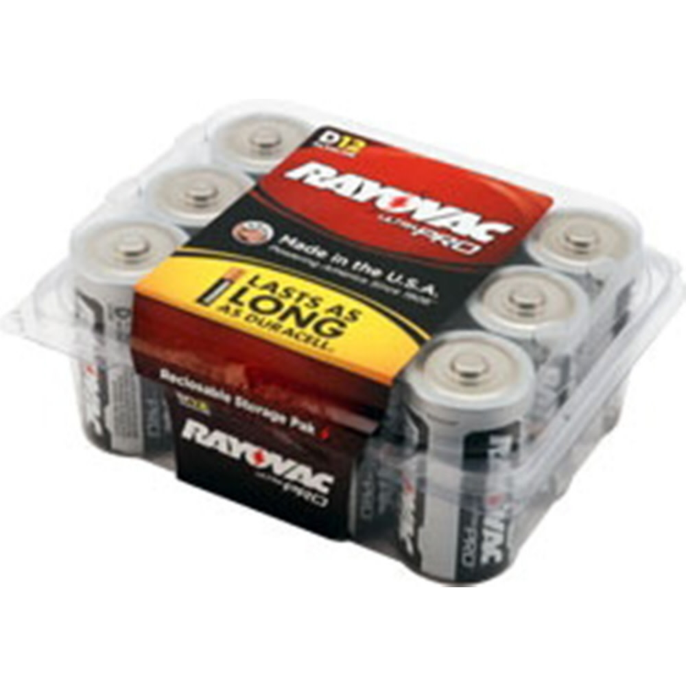 

Rayovac Industrial Alkaline D Battery 12 Pack Industrial Alkaline D Battery 12 Pack