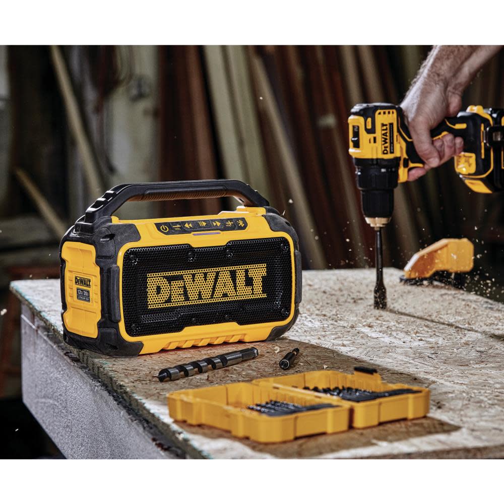 DEWALT 12V/20V MAX Jobsite Bluetooth Speaker DCR010 - Acme Tools