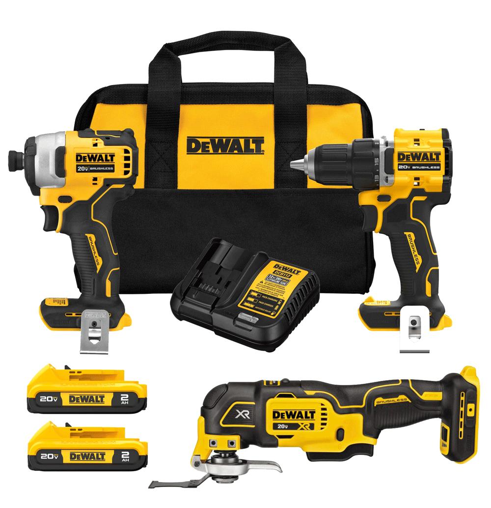 DEWALT 20V MAX Oscillating MultiTool & 20V MAX ATOMIC 3 Tool Combo Kit