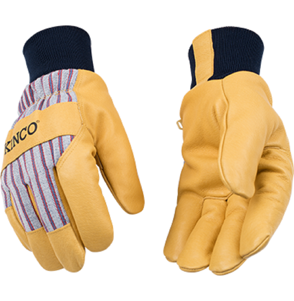

Kinco 1927KW Lined Premium Grain Pigskin Palm Work Gloves Medium