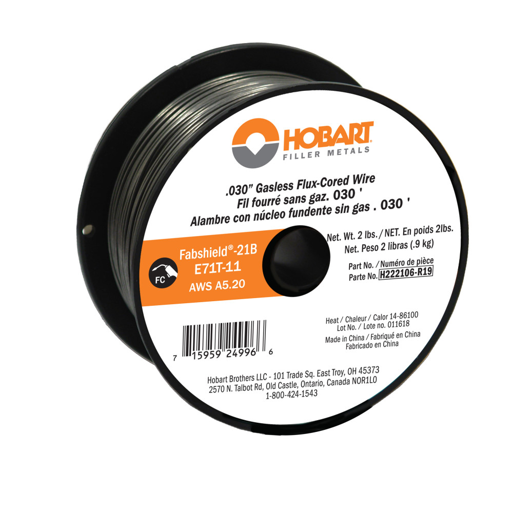 

Hobart Carbon Steel Flux-Cored Welding Wire 0.030"