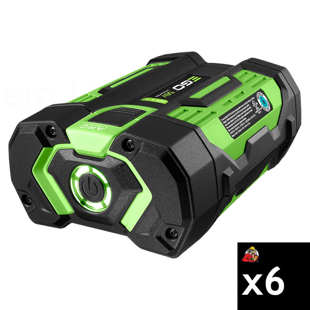 EGO POWER+ 56V 2.5Ah Lithium Ion Power Tool Battery Pack with Fuel Indicator (6 Pack)