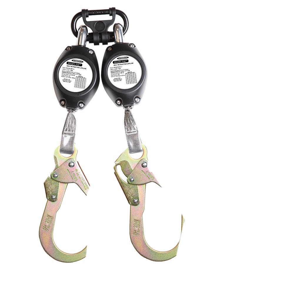 

Werner 7 Ft. Baseline Web Self-Retracting Lifeline with Steel Rebar