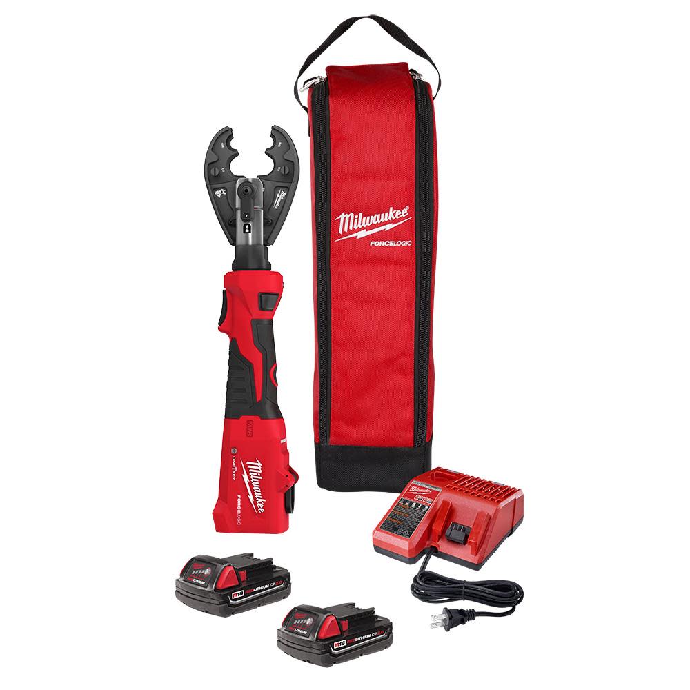 

Milwaukee M18 FORCE LOGIC 6T Linear Utility Crimper Kit with BG-D3 Jaw