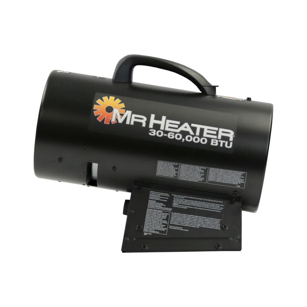 60,000 BTU Quiet Burner Technology Forced Air Propane Heater