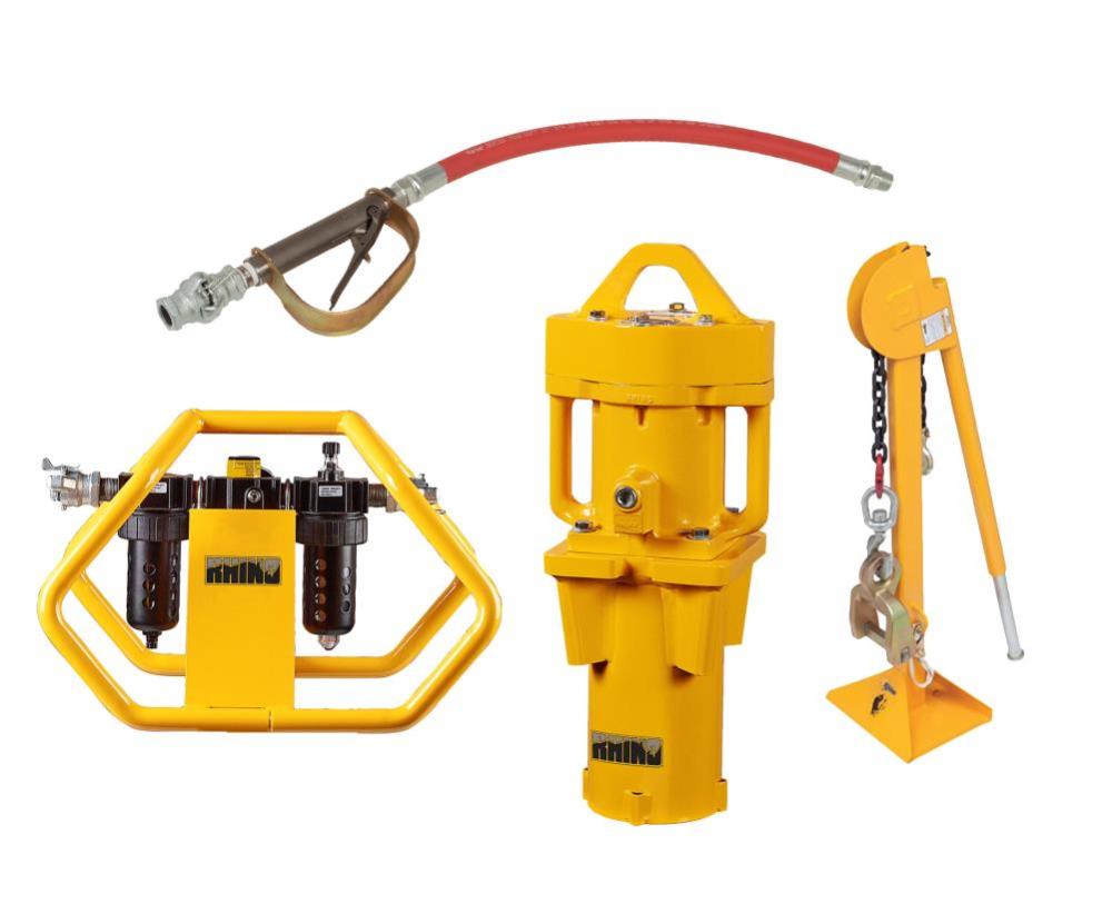 Rhino pneumatic shop post driver