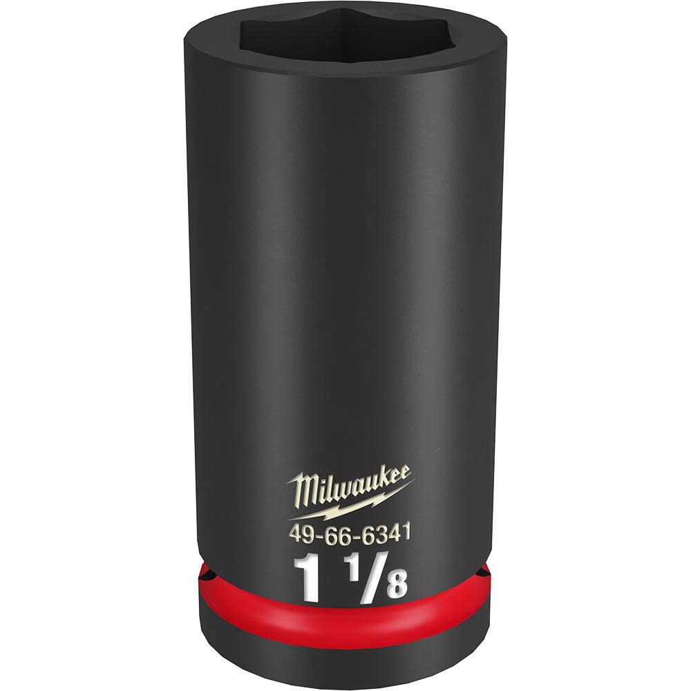 

Milwaukee Impact Socket 3/4" Drive 1 1/8" Deep 6 Point