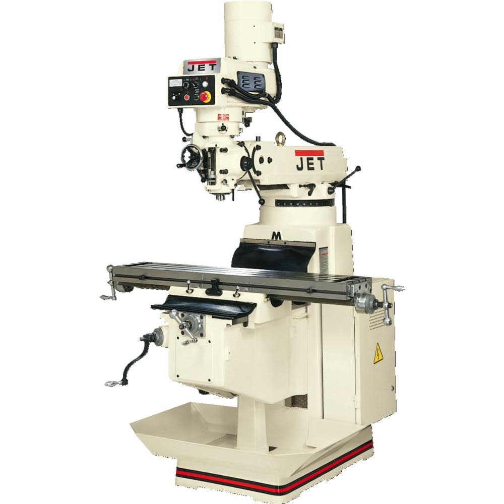 

JET JTM-1050 with 200S 3X-Q X&Y&Z TPFA Vertical Milling Machine