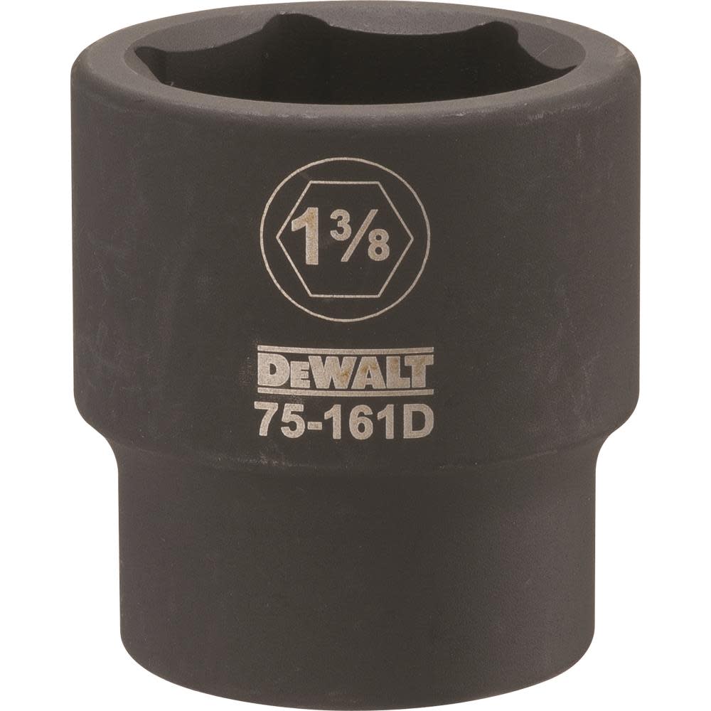 

DEWALT 3/4 Drive X 1-3/8 6PT Standard Impact Socket