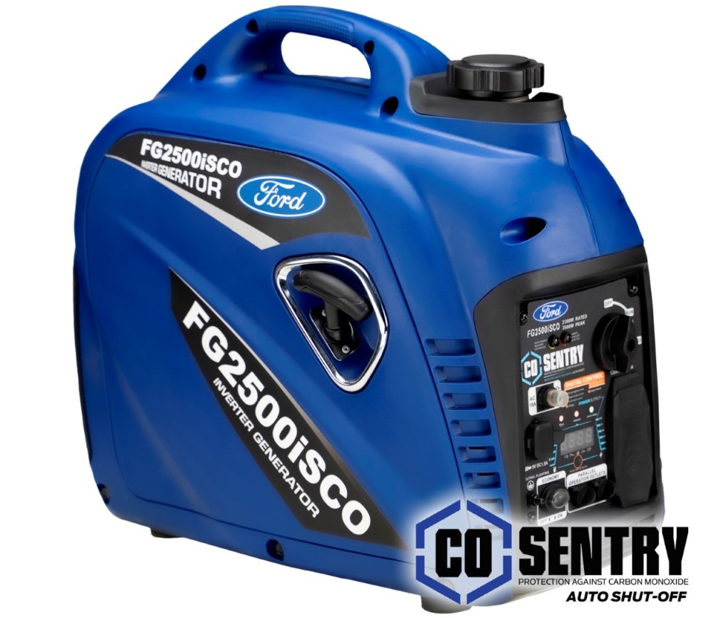 Ford 2500 Watt Recoil Start Gas Inverter Generator FG2500ISCO from Ford ...