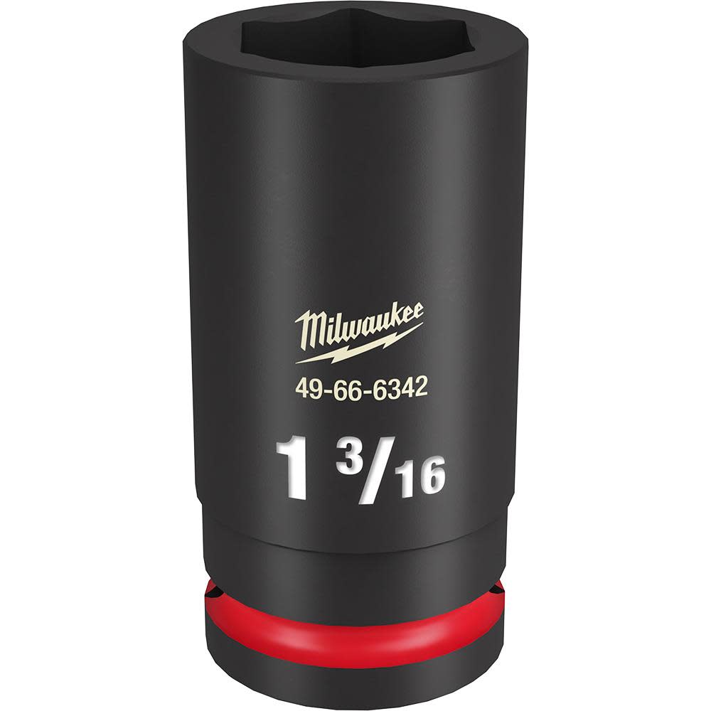 

Milwaukee Impact Socket 3/4" Drive 1 3/16" Deep 6 Point