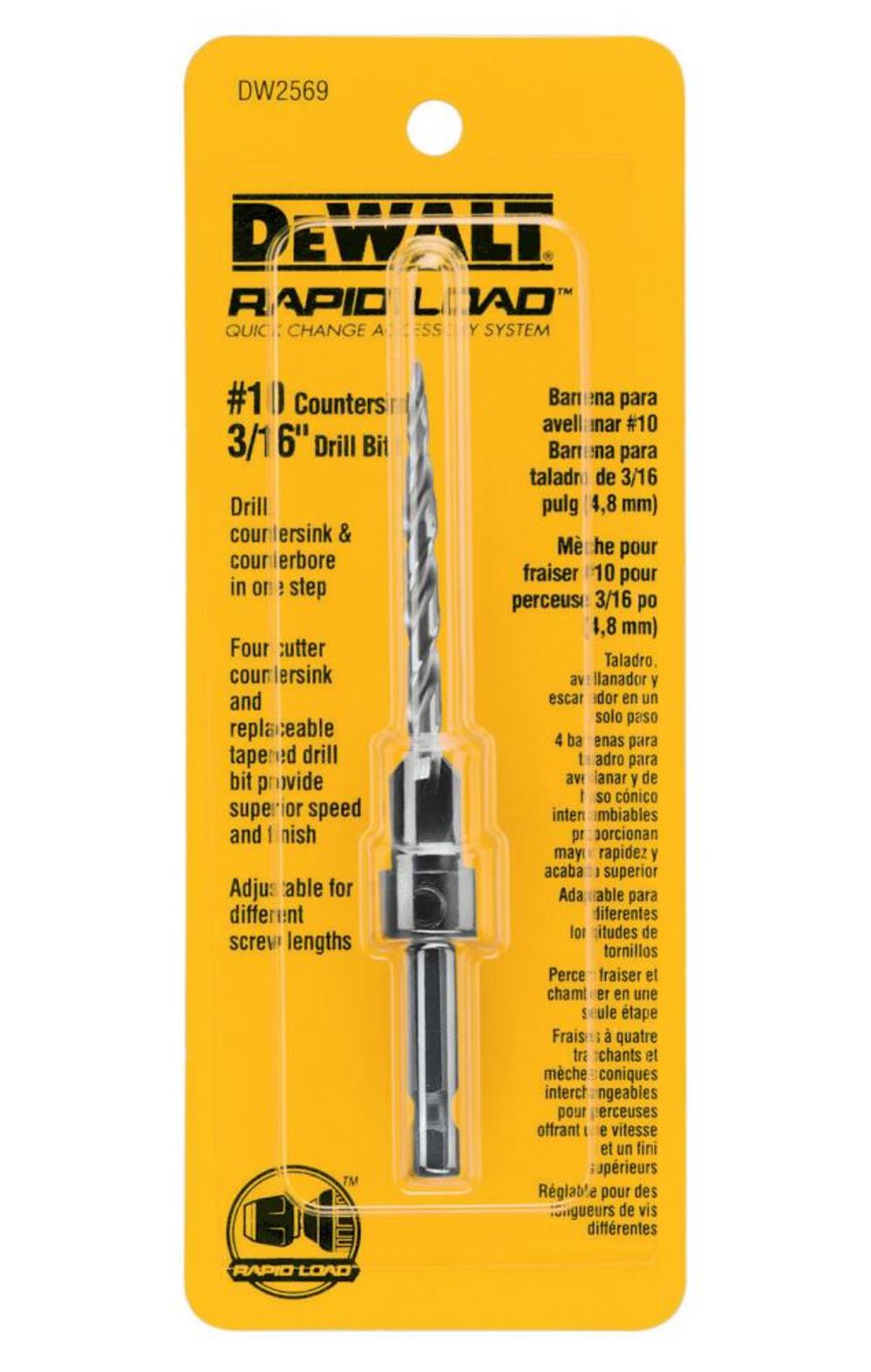 

DEWALT #10 Countersink with 3/16 In. Bit