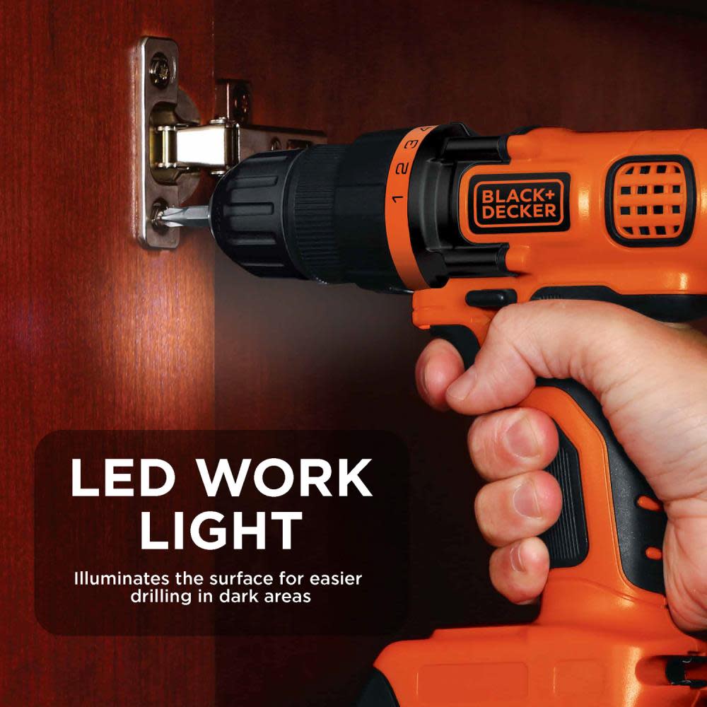 Black and Decker 20V Max 2 Tool Combo Kit BD2KITCDDI Acme Tools