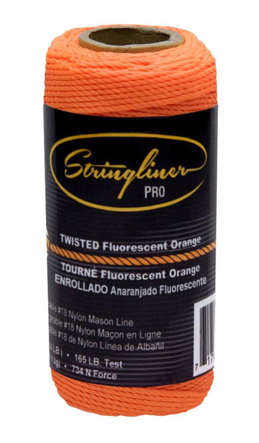

US Tape 135 Ft. Twisted Flo Orange Mason's Line Roll