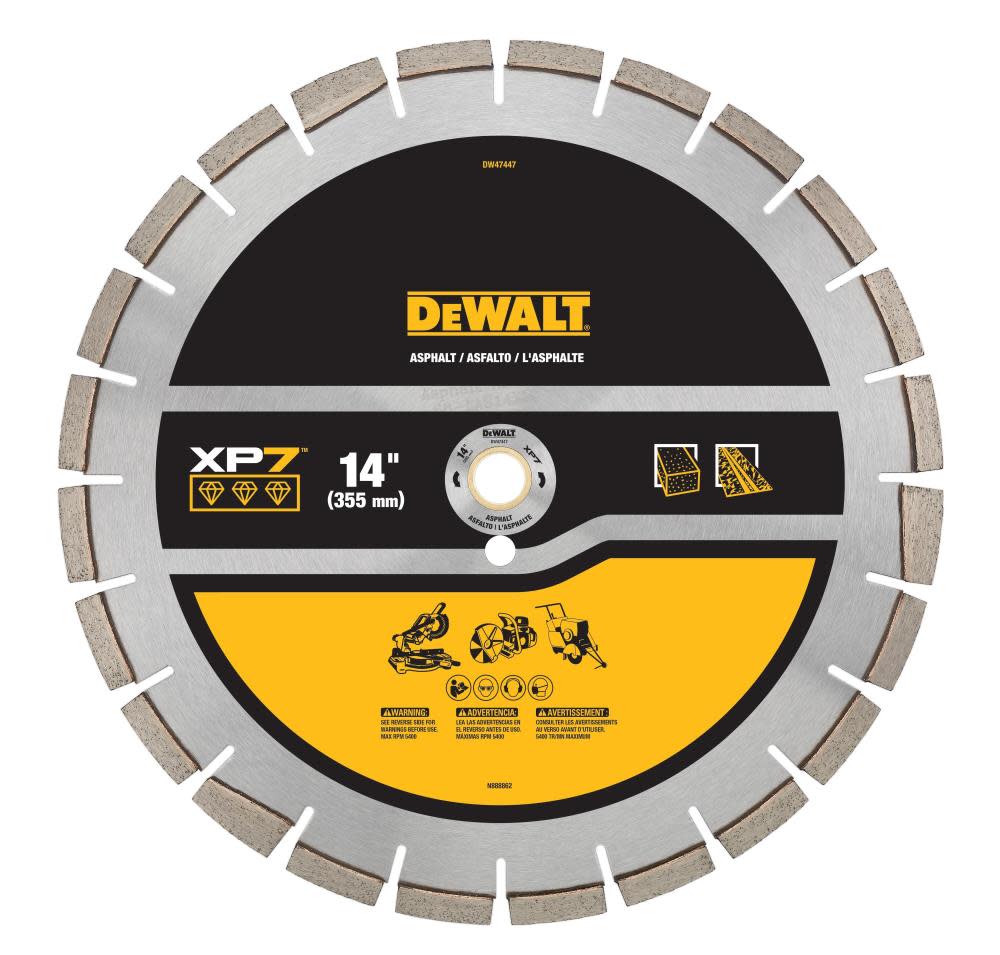 

DEWALT Diamond Blade 14" SEGMENTED XP7 ASPHALT