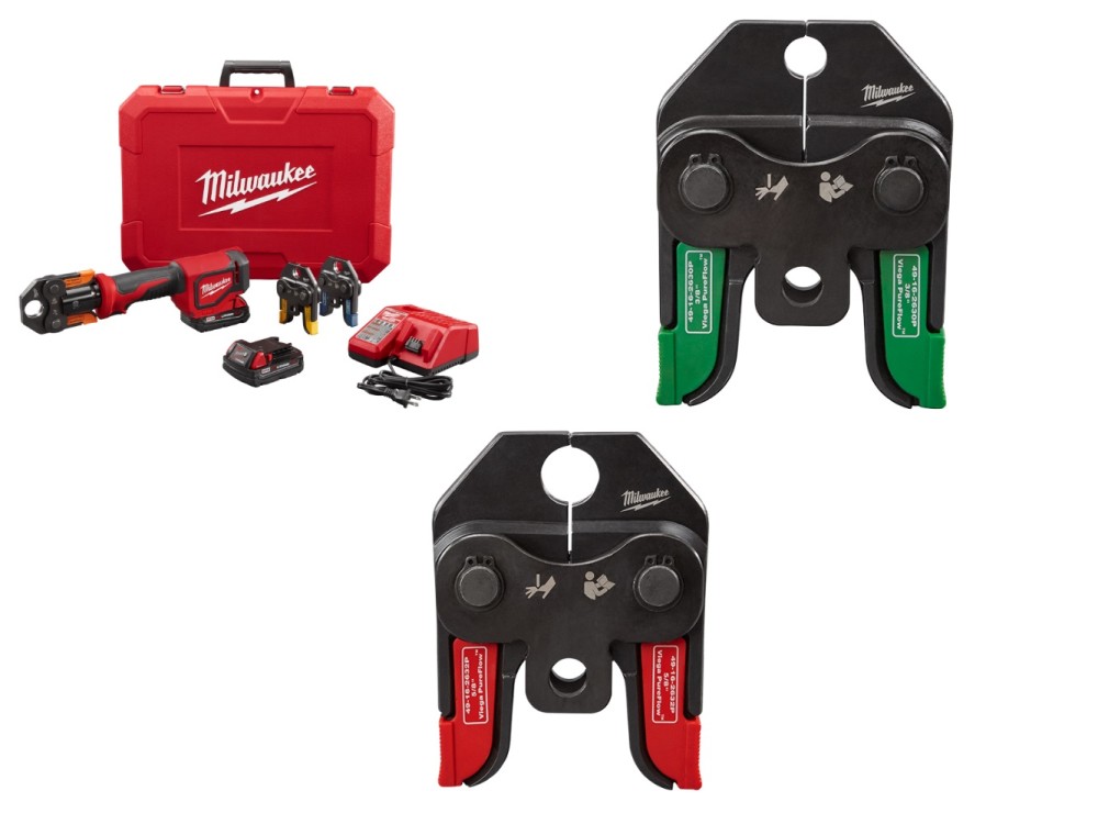 邦楽 gapper&pun-p/big ep punpee Milwaukee 2674-22P M18 Short Throw Press Tool Kit w/ Viega