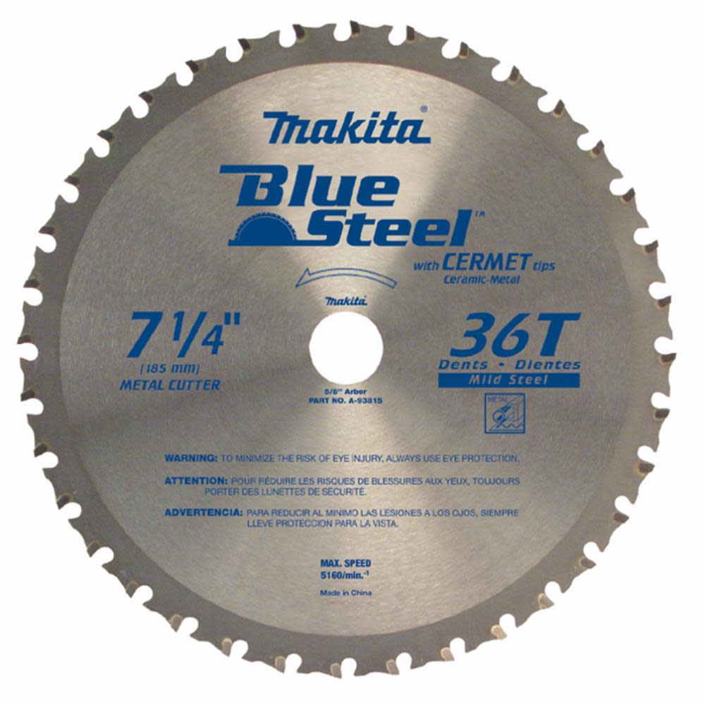

Makita 7-1/4 In. X 36T Cermet Metal Blade