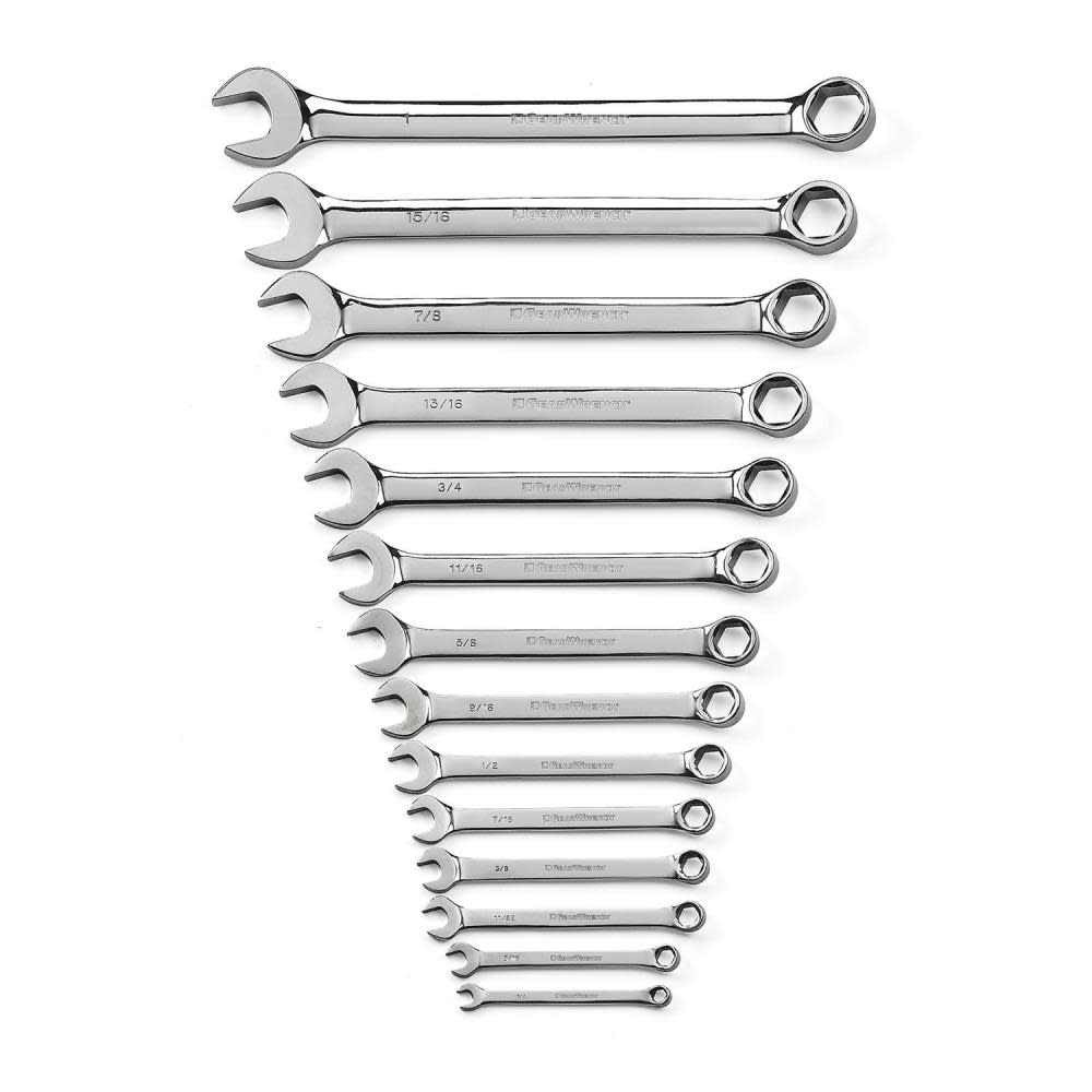 

GEARWRENCH 14 pc 6 Point SAE Combination Wrench Set
