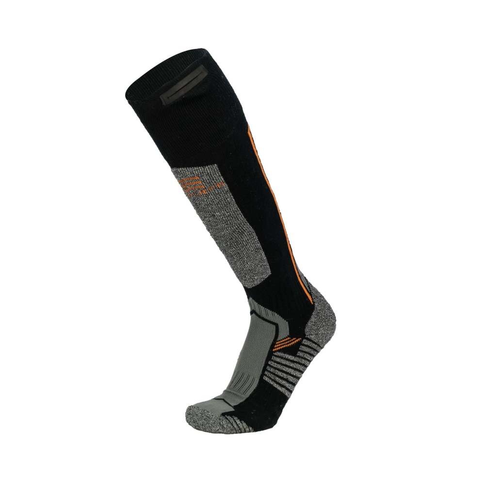 Mobile Warming Pro Compression Heated Ski Socks Unisex Dark Grey Small