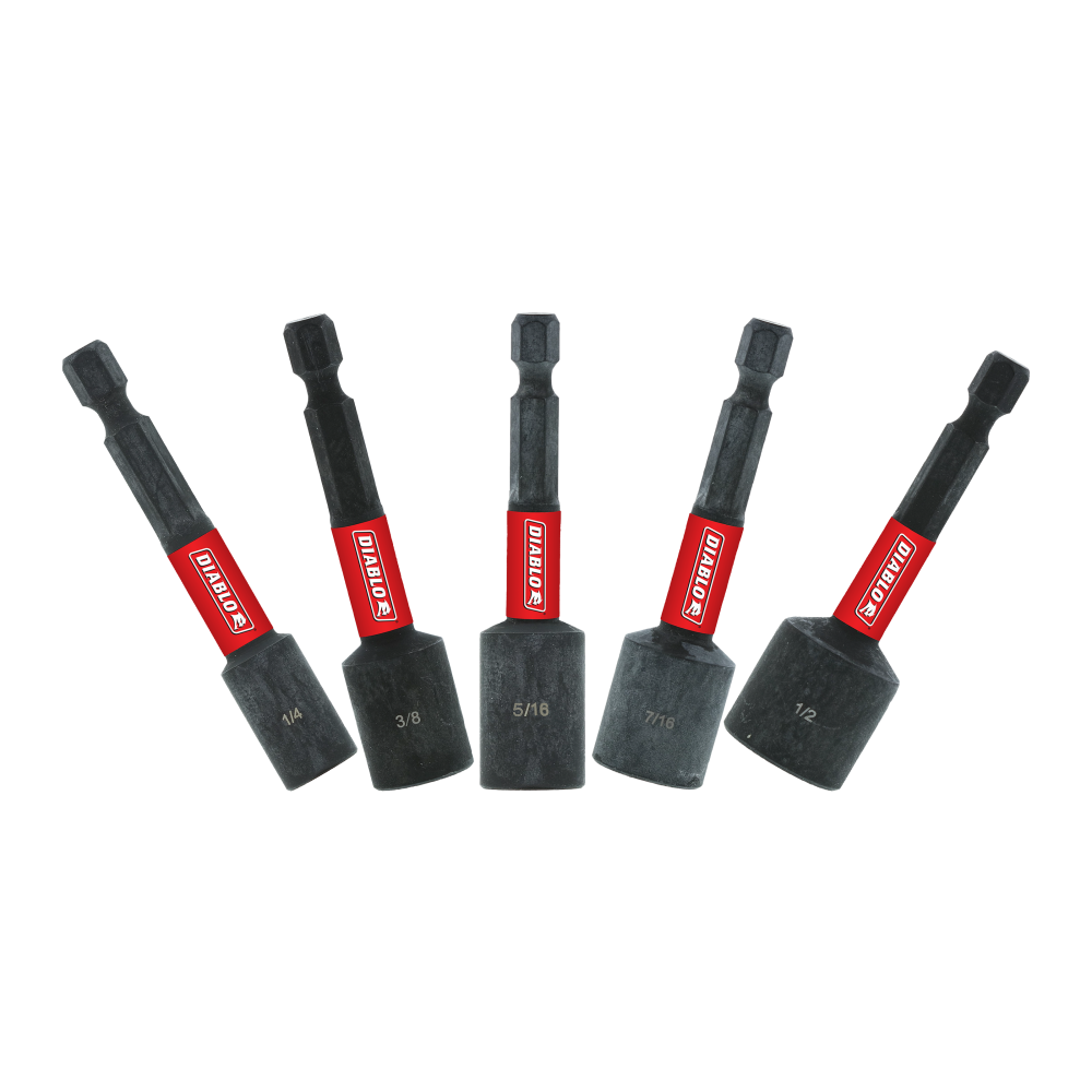

Diablo Tools 2-9/16" Magnetic Nut Setter Assorted Pack