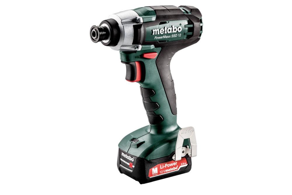 

Metabo 12V PowerMaxx 1/4" Hex Compact Impact Driver kit 2x 2.0Ah
