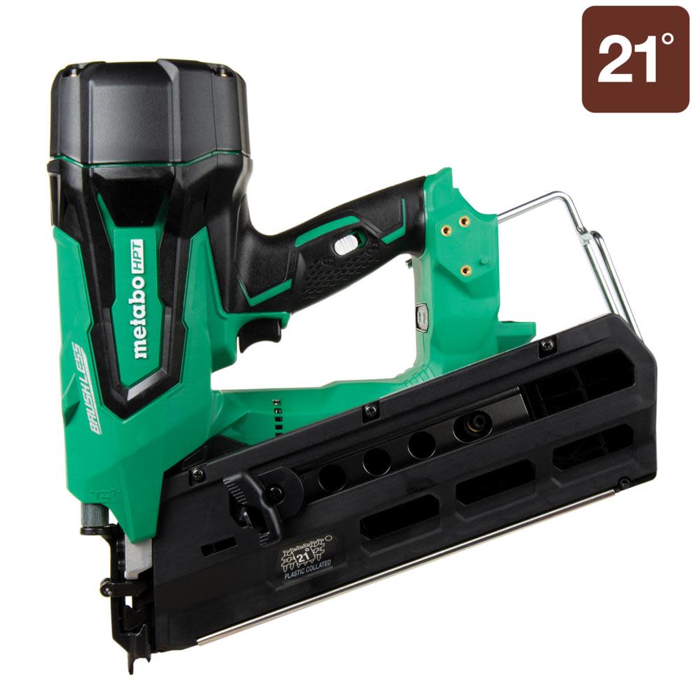 

Metabo HPT 3-1/2" 18V Cordless Plastic Strip Framing Nailer (Tool Body Only)