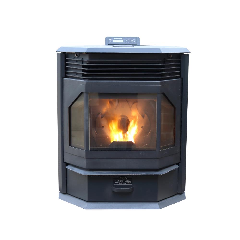 Cleveland Iron Works No.210 Bay Front EPA Approved High-Efficiency Pellet  Stove with Smart Home Technology Heats 2500 St Ft Area F500210 from  Cleveland Iron Works - Acme Tools