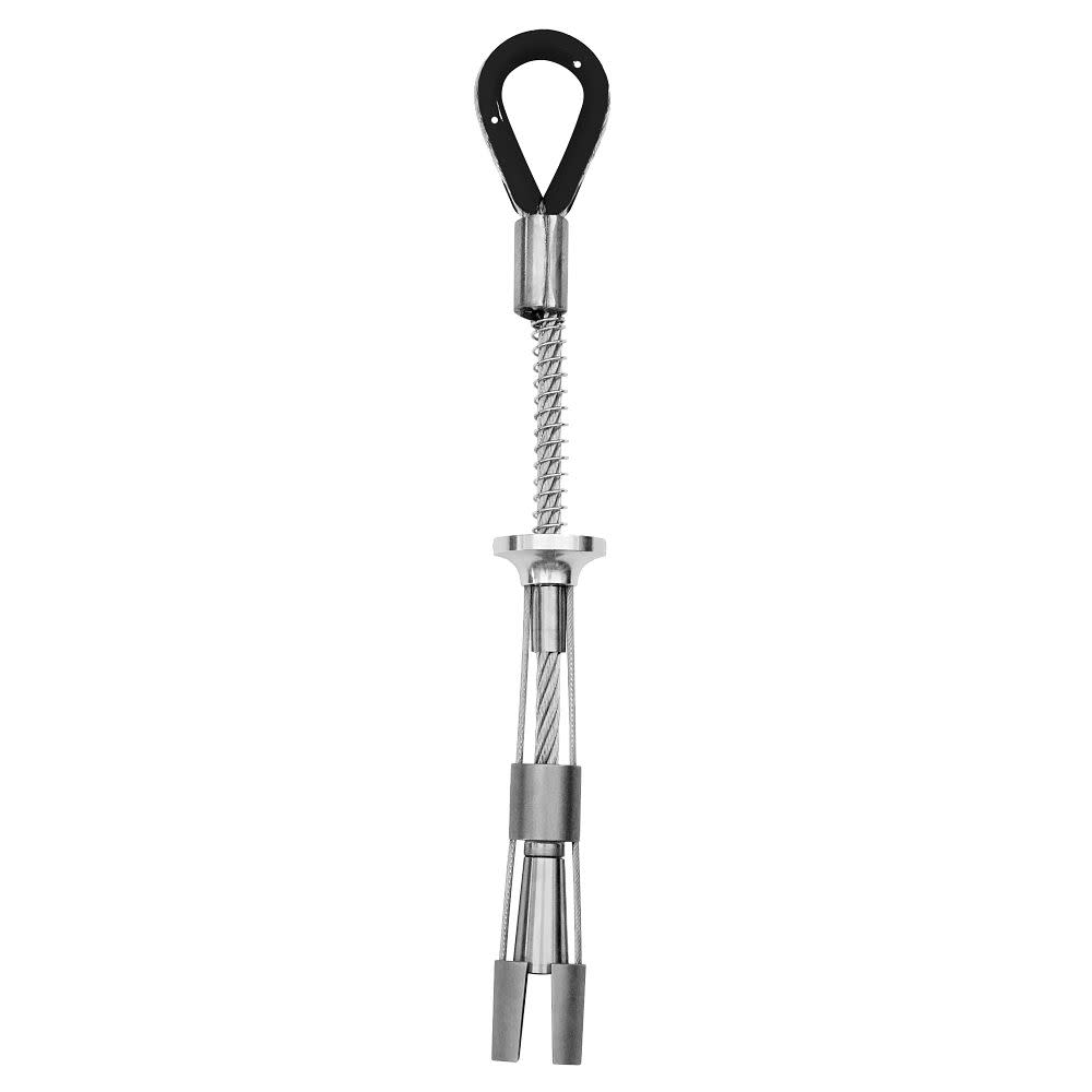 Werner 1 in Reusable Concrete Anchor, 10,000 pounds, Silver/Blue
