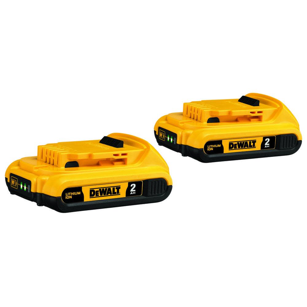 

DEWALT 20V MAX Compact Lithium Ion Battery 2pk