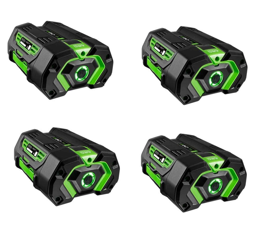 EGO POWER+ 56V 5Ah Lithium Ion Power Tool Battery Pack with Fuel Indicator (4 Pack)
