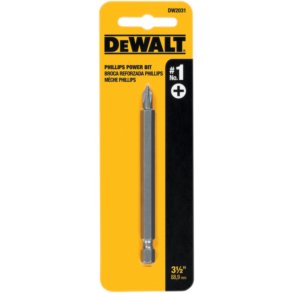 

DEWALT #1 3-1/2" Phillips Power Screwdriver Bit