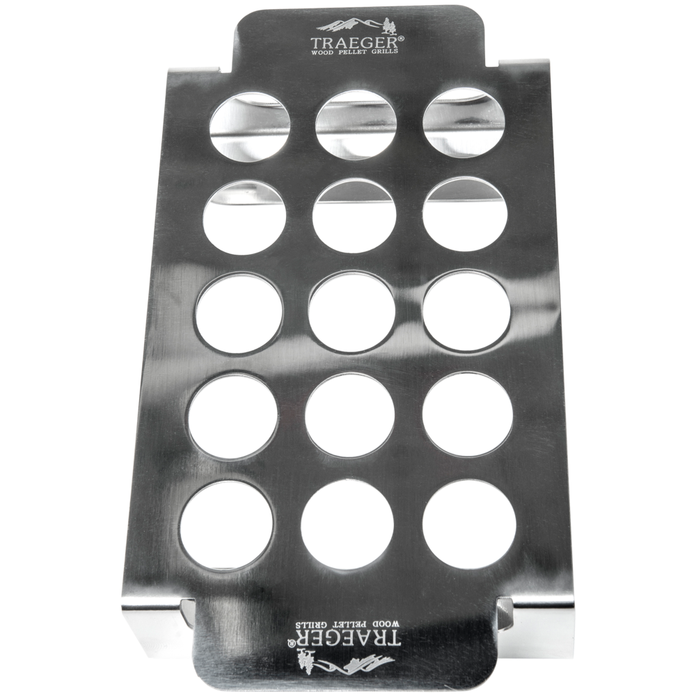 

Traeger Stainless Steel Smoked Jalapeo Popper Tray Holds up to 15 Peppers