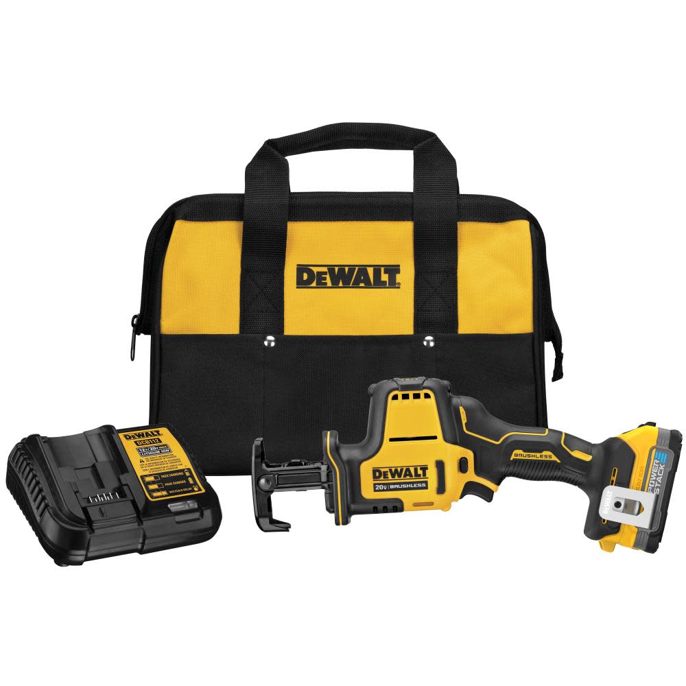 View DEWALT ATOMIC 20V MAX One Handed Reciprocating Saw POWERSTACK Kit