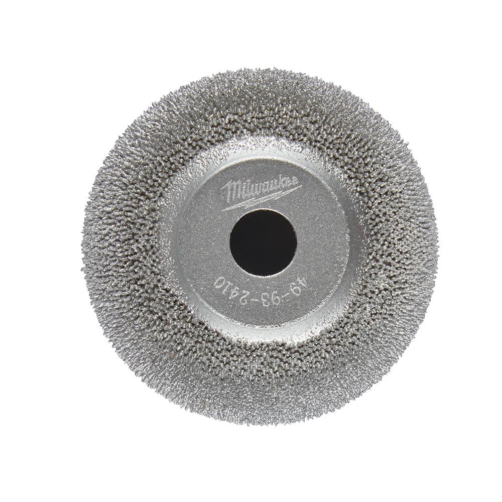 Milwaukee 2inch Flared Contour Buffing Wheel for M12 FUEL Low Speed Tire Buffer