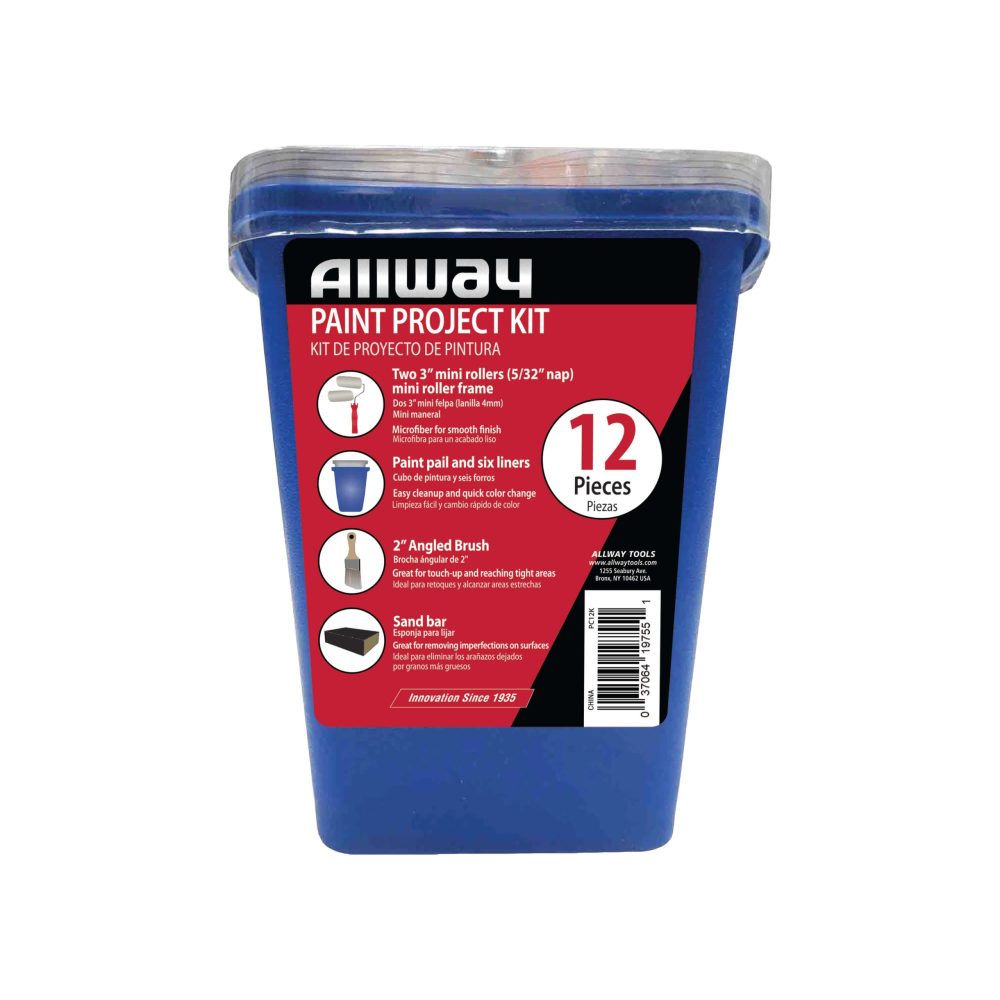 Allway Tools Paint Project Kit 12pc PC12K Acme Tools